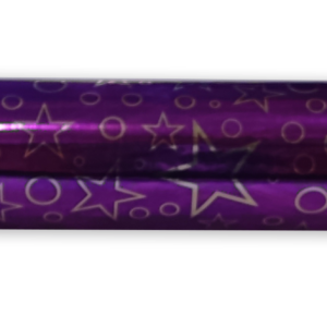 Papel Metalizado Boliestrellas Morado